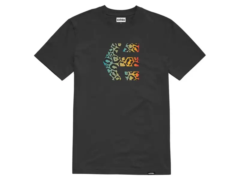 Etnies "Icon Print Tee" T-Shirt - Black/Animal