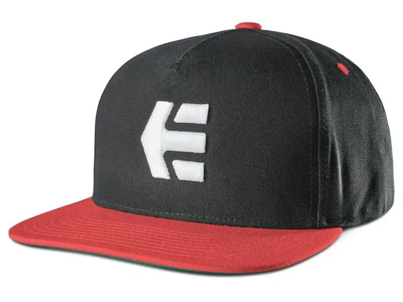 Etnies "Icon Snapback" Cap - Black/Red