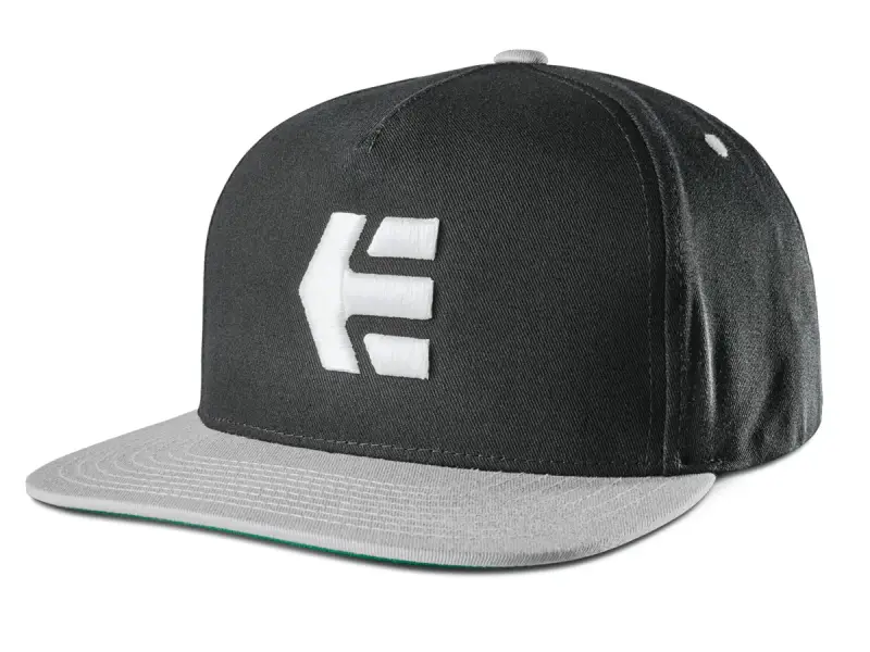 Etnies "Icon Snapback" Cap - Black/Silver