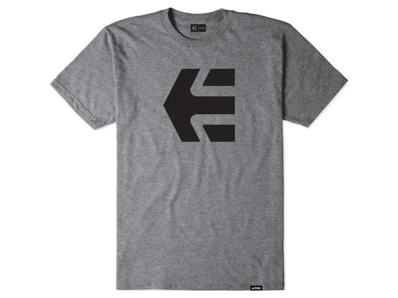 Etnies "Icon Tee" T-Shirt - Grey/Heather
