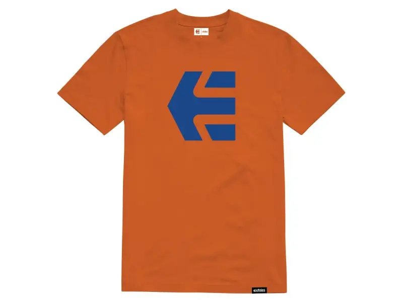 Etnies "Icon Tee" T-Shirt - Orange/Navy