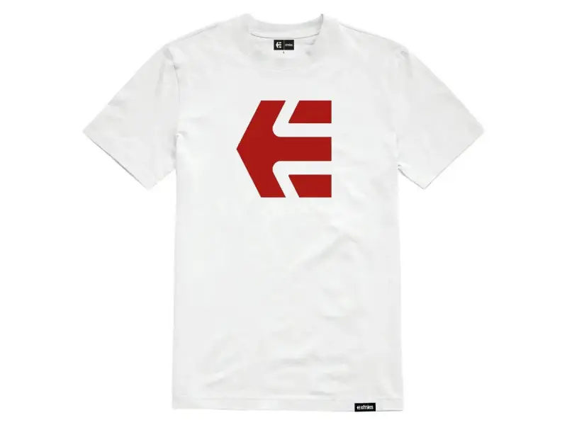 Etnies "Icon Tee" T-Shirt - White/Red
