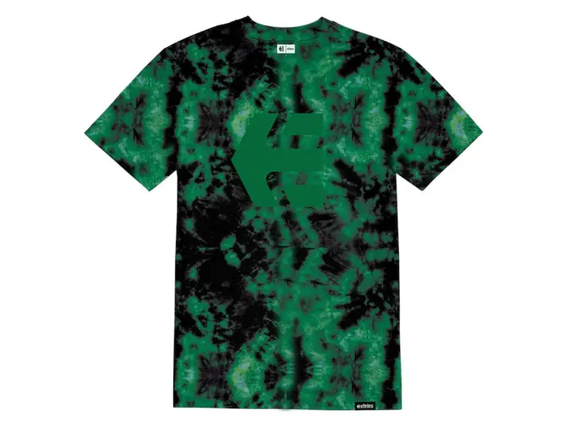 Etnies "Icon Wash Tee" T-Shirt - Green/Black