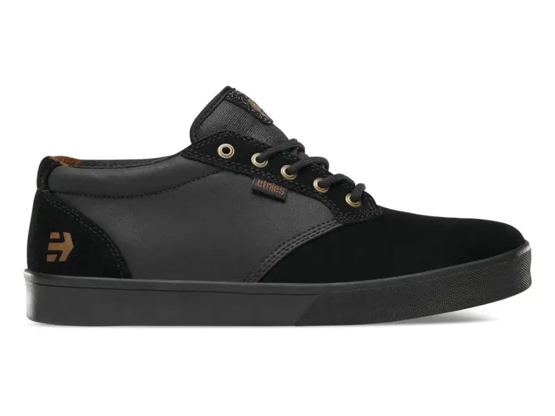 Etnies "Jameson Mid Crank" Shoes - Black/Black (Brandon Semenuk)