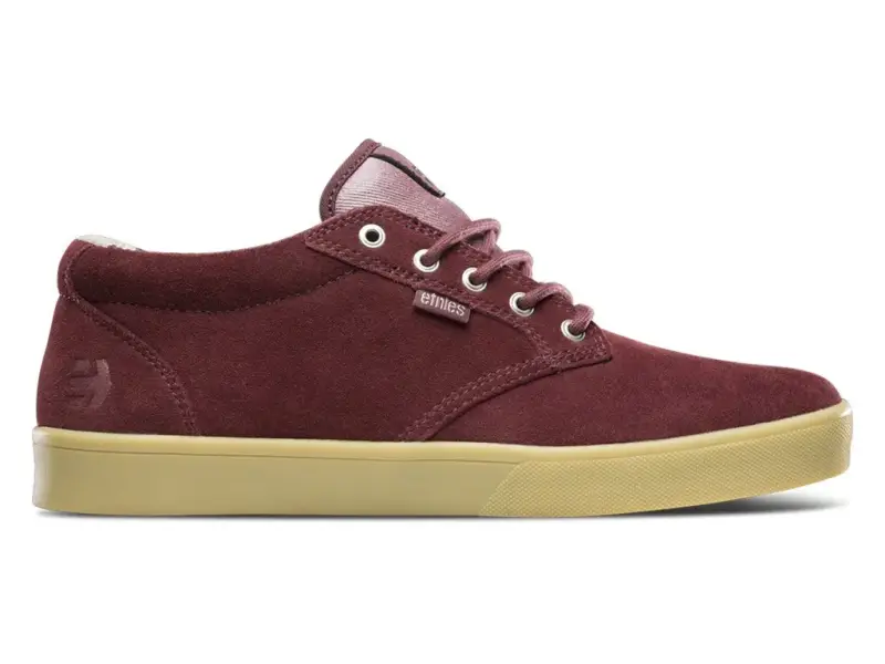 Etnies "Jameson Mid Crank" Shoes - Burgundy/Gum (Brandon Semenuk)