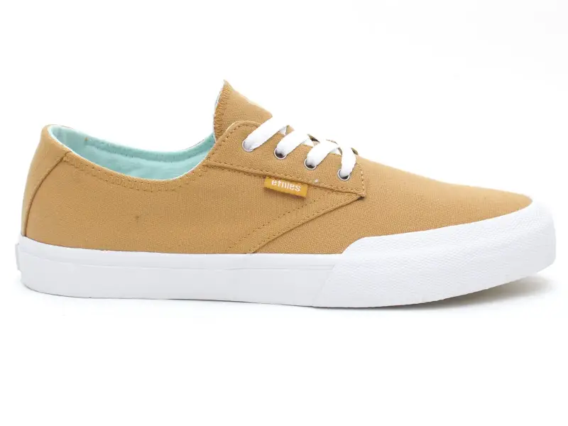 Etnies "Jameson Vulc LS" Shoes - Tan/White