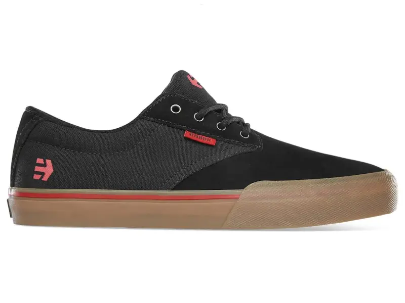 Etnies "Jameson Vulc" Schuhe - Black/Red/Gum (Tom Dugan)