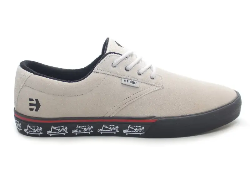 Etnies "Jameson Vulc" Shoes - White/Black/Print
