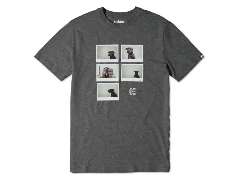 Etnies "Julians Dog" T-Shirt - Charcoal/Heather