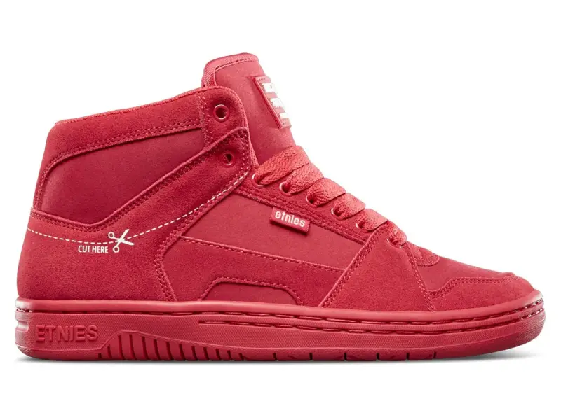 Etnies "MC Rap High" Shoes - Red/White