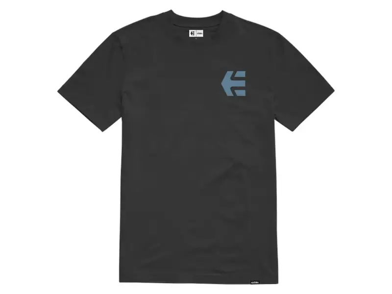 Etnies "MTN Label Tee" T-Shirt - Black/Blue