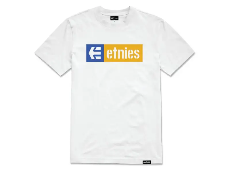 Etnies "New Box" T-Shirt - White/Yellow