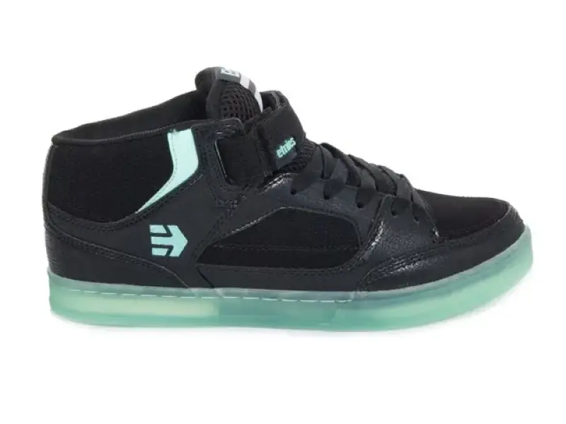 Etnies "Number Mid" Schuhe schwarz/türkis