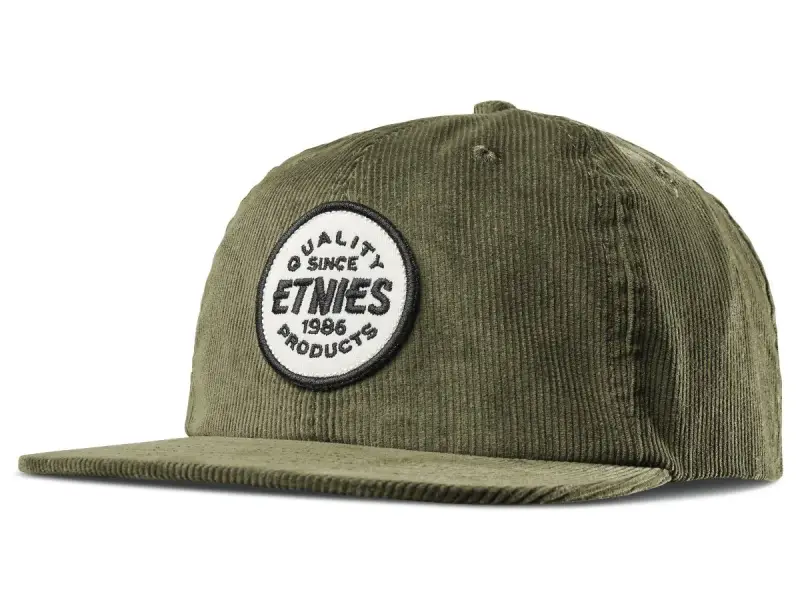 Etnies "Patched Snapback" Cap - Olive