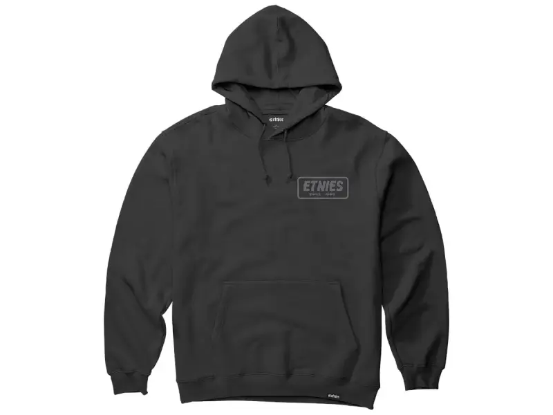 Etnies "Quality Control" Hooded Pullover - Black/Charcoal