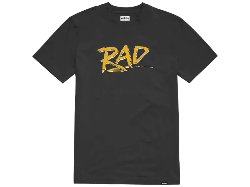 Etnies "Rad Logo Tee" T-Shirt - Black