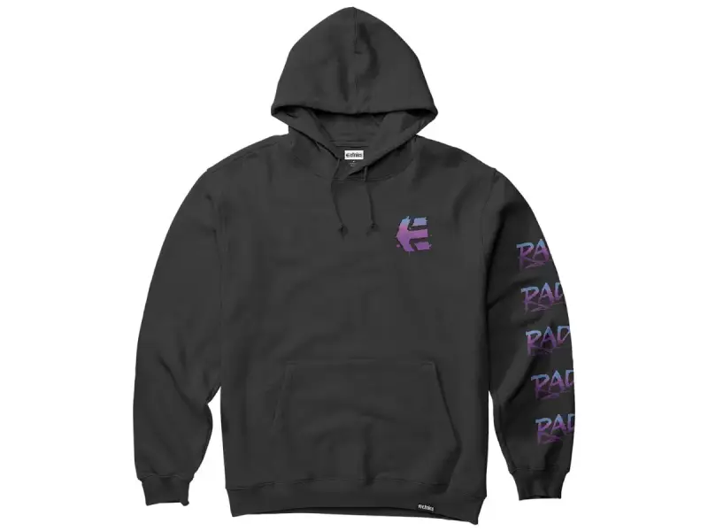 Etnies "Rad Walltap" Hooded Pullover - Black