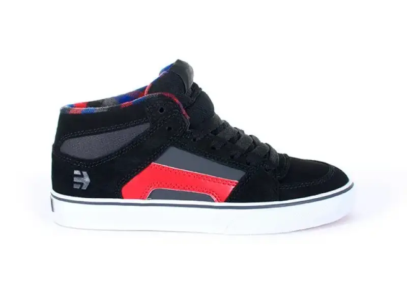 Etnies "RVM VULC Kids" Shoes- black/grey/red