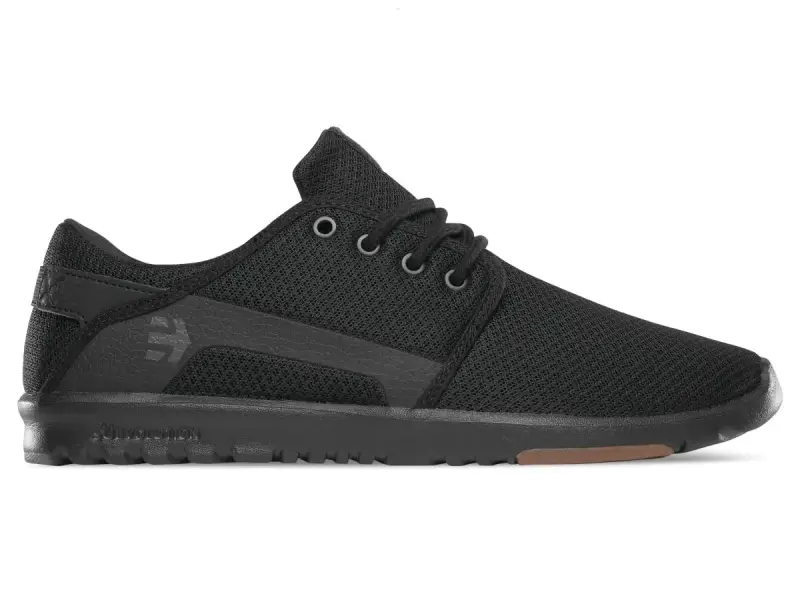 Etnies "Scout" Shoes - Black/Black/Gum