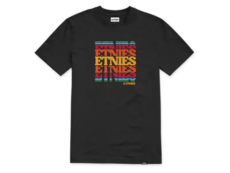 Etnies "Stack Retro" T-Shirt - Black