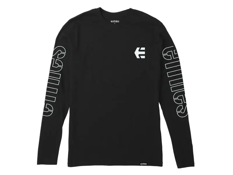 Etnies "Stencil" Longsleeve - Black/White