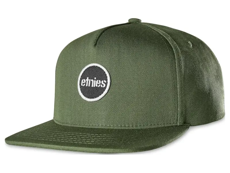 Etnies "Stencil Patch Snapback" Kappe - Military