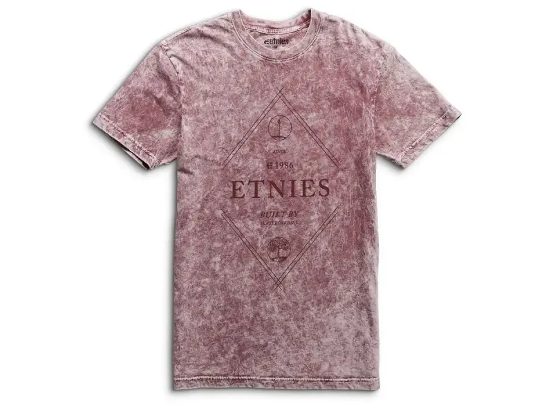 Etnies "Sword And Tree" T-Shirt - Burgundy
