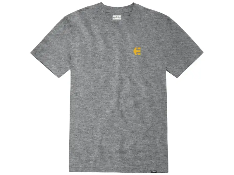 Etnies "Team Embroidery Tee" T-Shirt - Grey/Heather