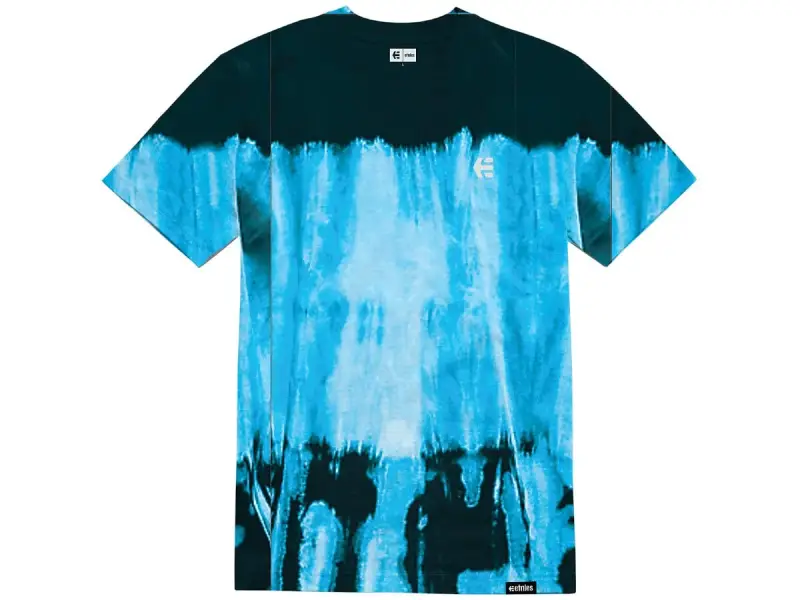 Etnies "Team Embroidery Wash Tee" T-Shirt - Blue/Black