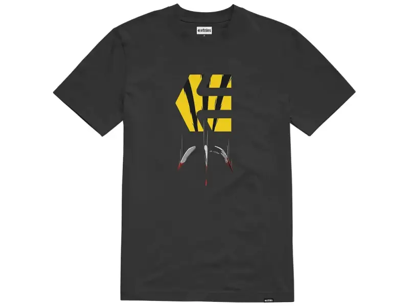 Etnies "Wolverine Claw" T-Shirt - Black/Gold