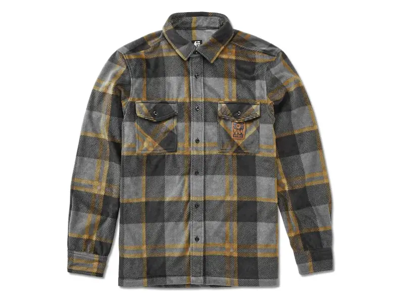 Etnies "Woodsman Fleece" Jacket - Black/Brown