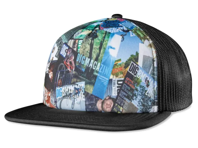 Etnies X Dig BMX "Trucker" Cap - Black/Blue