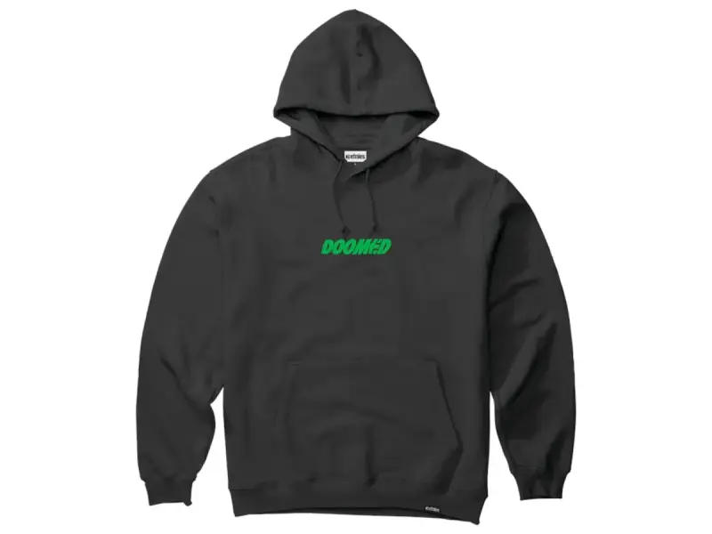 Etnies X Doomed "Logo" Hooded Pullover - Black