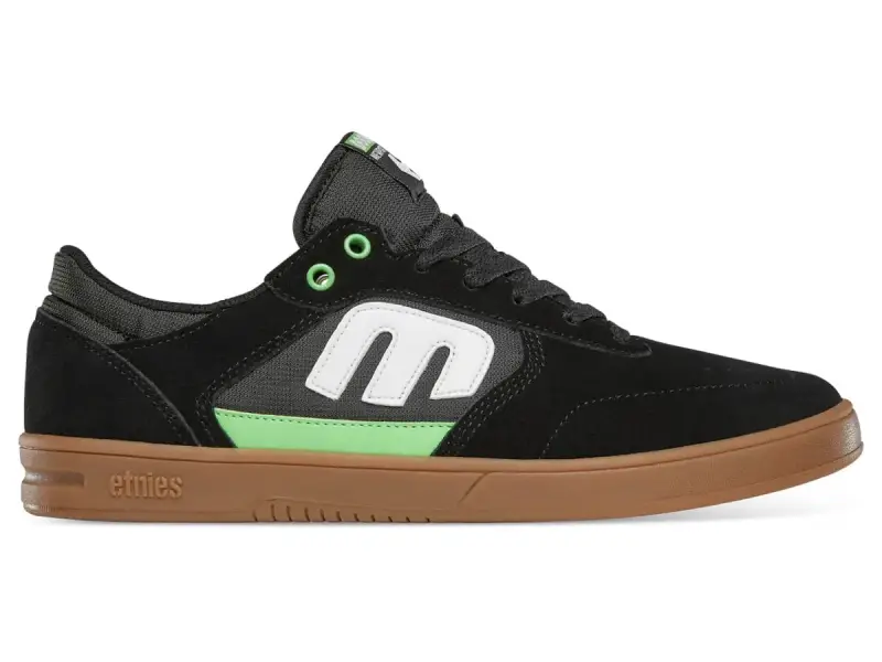 Etnies X Doomed "Windrow" Shoes - Black/Green/Gum