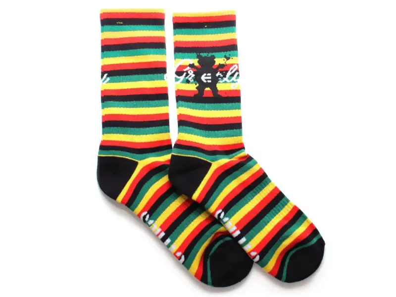 Etnies X Grizzly "Crew" Socks - Tex Multi