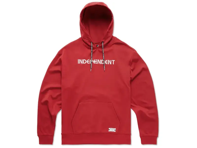 Etnies X Independent "Embroidered" Hooded Pullover - Red