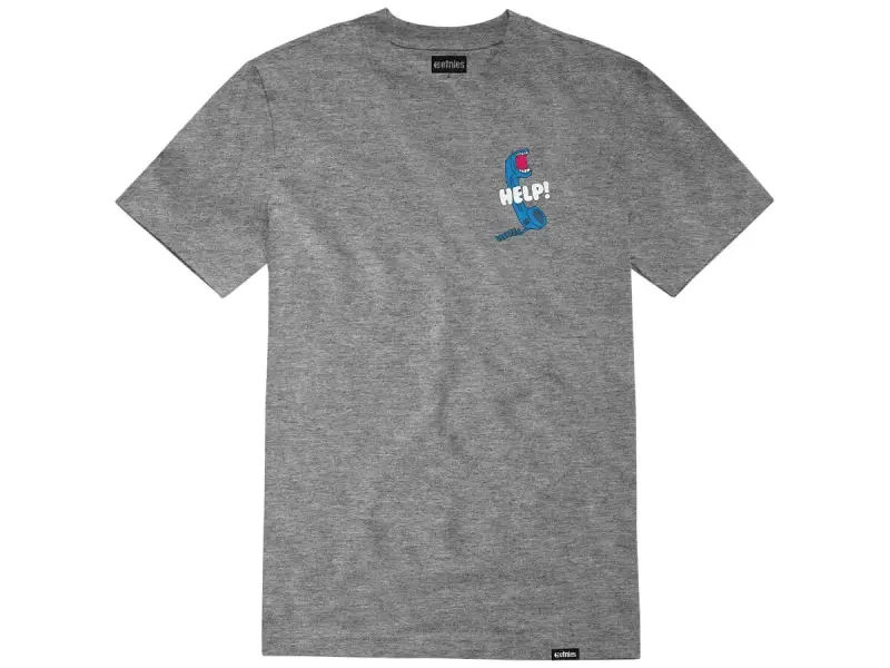 Etnies X Kink Bikes "Help" T-Shirt - Grey/Heather