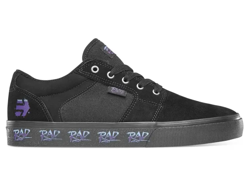 Etnies X RAD "Barge LS" Shoes - Black/Black
