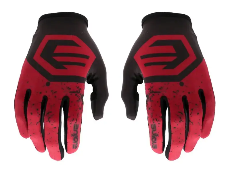 Evolve "Splatter" Gloves - Burgundy/Black