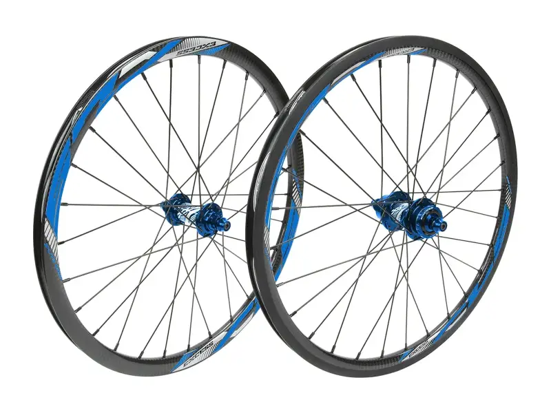 Excess "XLC-3 Mini/Expert" Wheelset - 20 x 1-3/8 Inch (451) - Axles 10/10mm - 28H