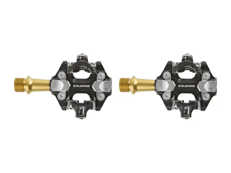 Exustar "E-PM222" MTB Klickpedale - Titan