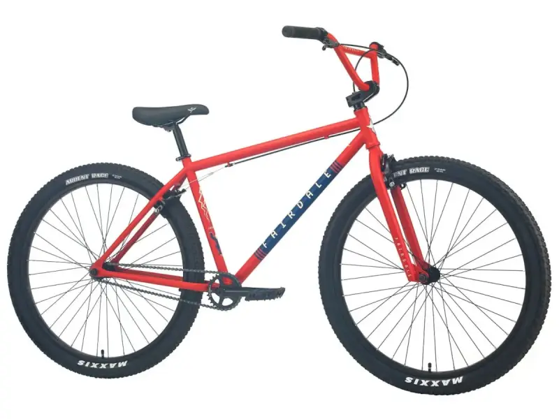 Fairdale "Taj 27.5" BMX Cruiser Bike - Matte Fire Engine Red - 27.5 Inch