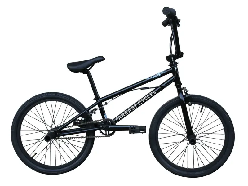 Fareast Cycles "Flatland" BMX Rad - Black - Freecoaster