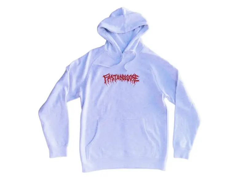 Fast and Loose "Metal" Hooded Pullover - Grey