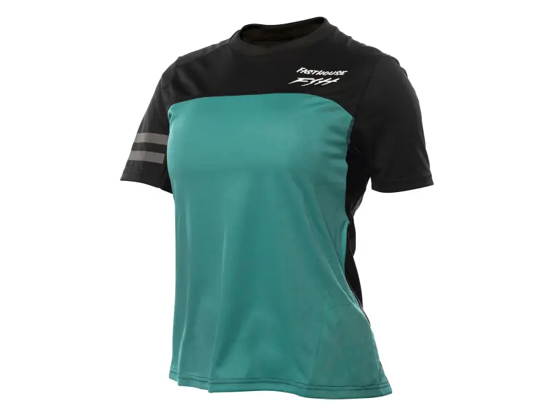 Fasthouse "Alloy Sidewinder Women's" Jersey - Black/Teal