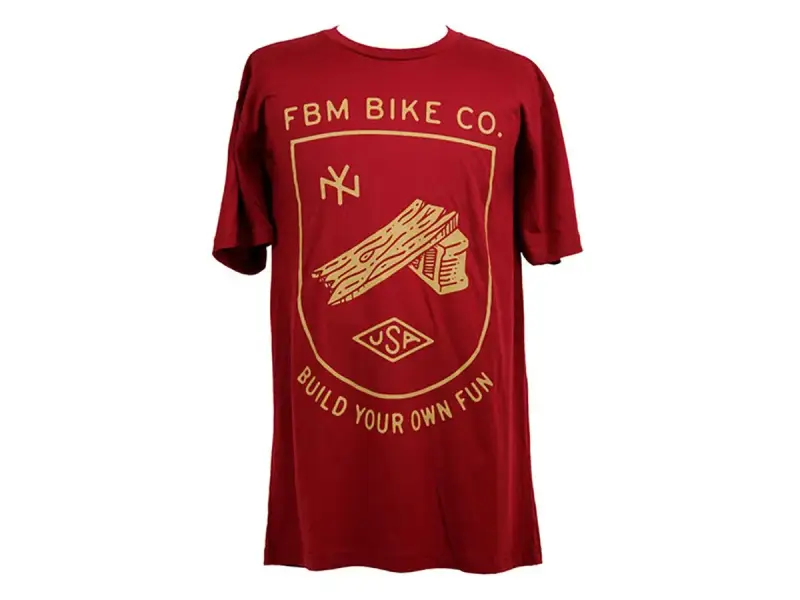 FBM "Byo" T-Shirt - Cardinal Red