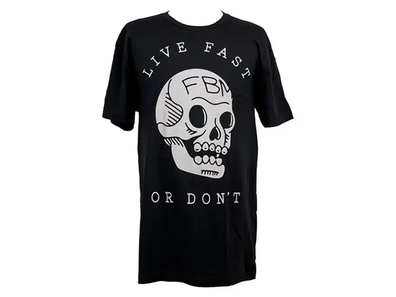 FBM "Live Fast" T-Shirt - Black