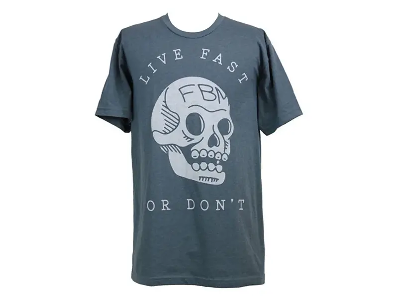 FBM "Live Fast" T-Shirt - Indigo Heather