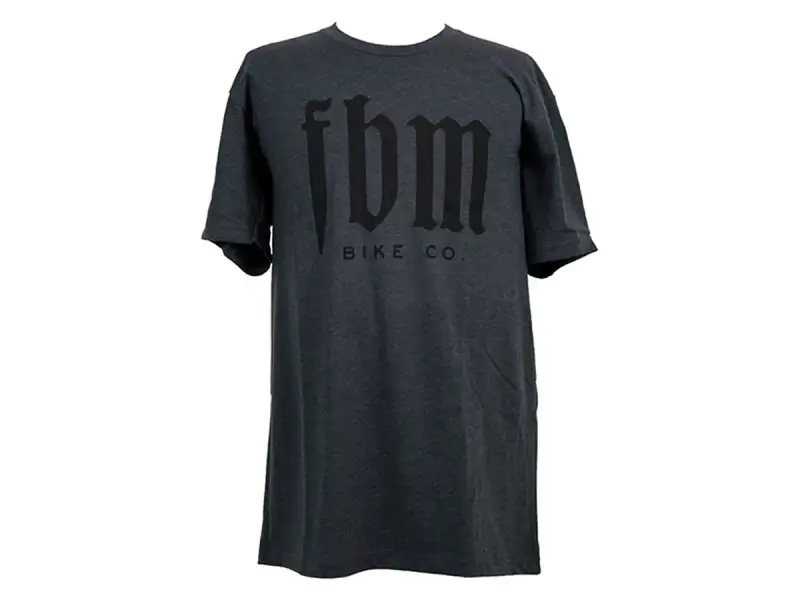 FBM "Script" T-Shirt - Heather Charcoal