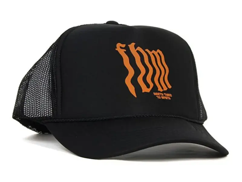 FBM "Wavy Mesh Trucker" Kappe - Black